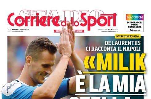 Napoli News - PRIMA PAGINA - Cds: "ADL: Milik la mia stella, 20 gol senza rigori. Nessun rimpianto per Icardi" 10 1568153821 Napoli News PRIMA PAGINA Cds quotADL Milik la mia stella 20 gol senza rigori. Nessun rimpianto per Icardiquot