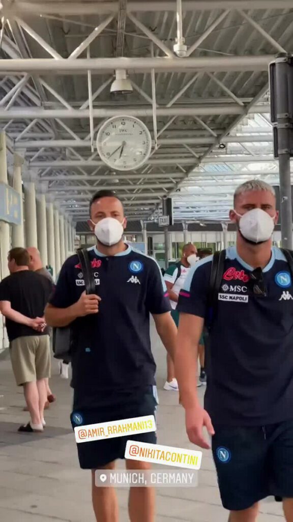 Bayern-Monaco Napoli, azzurri atterrati in Germania | VIDEO 4 Bayern-Monaco Napoli, azzurri atterrati in Germania | VIDEO
