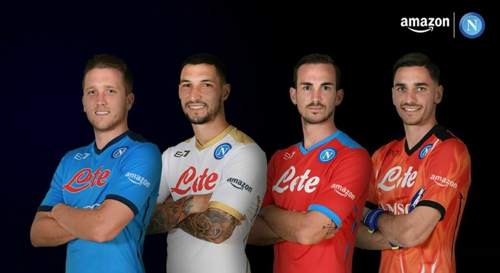 Napoli, Amazon nuovo sponsor di manica. De Laurentiis: "Partnership prestigiosa" 5 Napoli, Amazon nuovo sponsor di manica. De Laurentiis: "Partnership prestigiosa"
