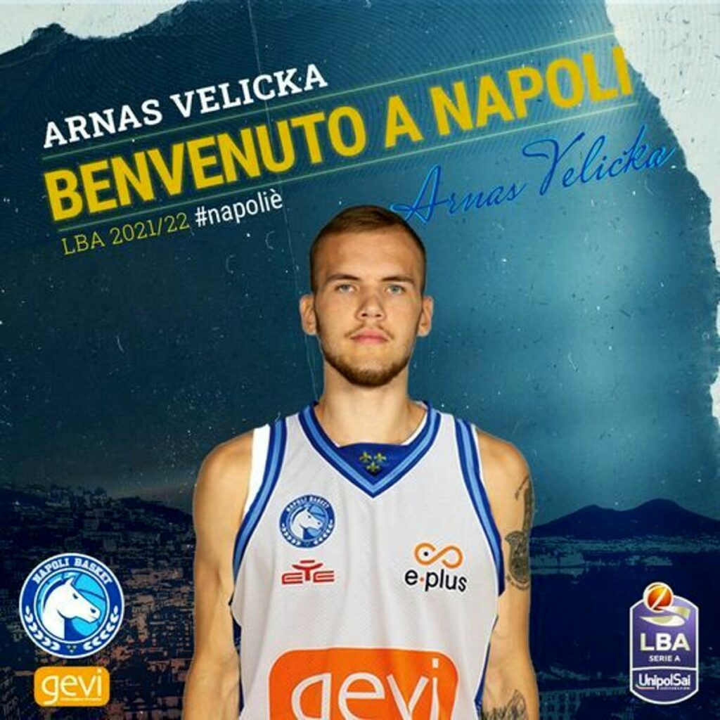 Napoli Basket, ingaggiato pure il play lituano Velicka 14 Napoli Basket, ingaggiato anche il play lituano Velicka