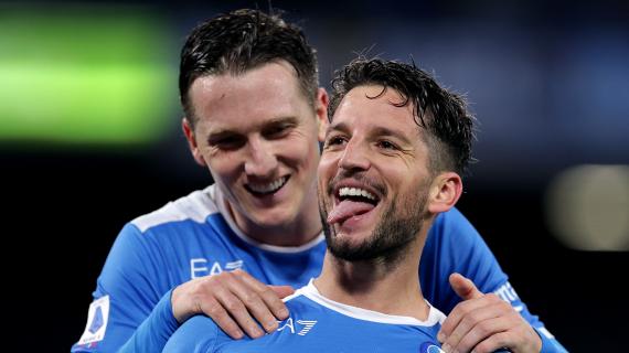Sponda di Politano, colpo di biliardo di Mertens: Juventus-Napoli 0-1 a metà primo tempo 16 Sponda di Politano, colpo di biliardo di Mertens: Juventus-Napoli 0-1 a metà primo tempo