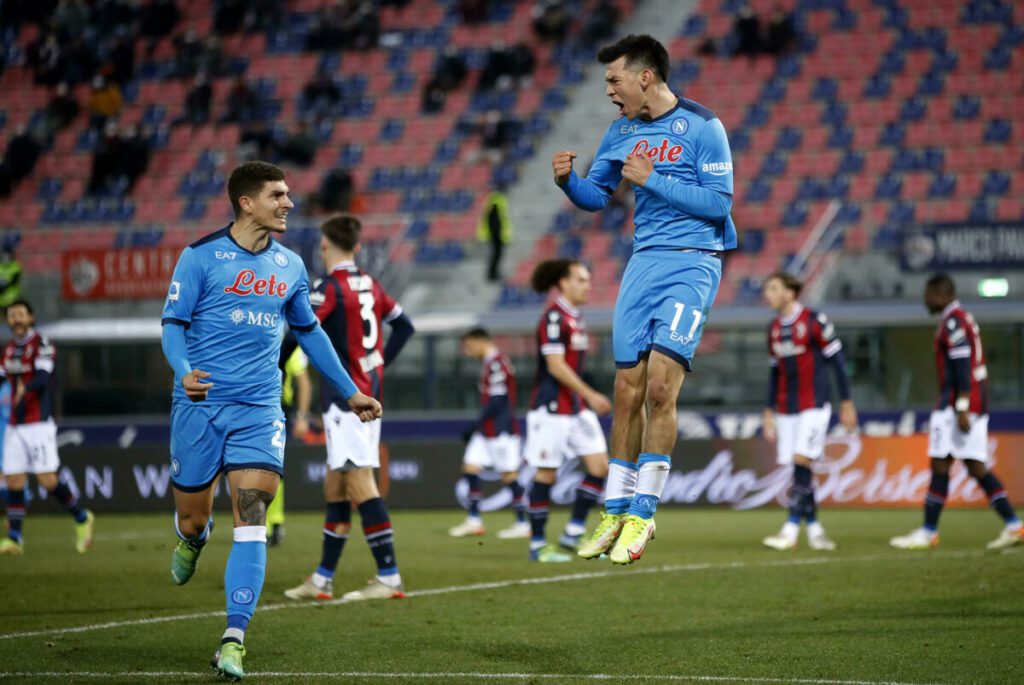 Il Napoli vince a Bologna: due gol di Lozano regalano il successo agli azzurri 8 Il Napoli vince a Bologna: due gol di Lozano regalano il successo agli azzurri