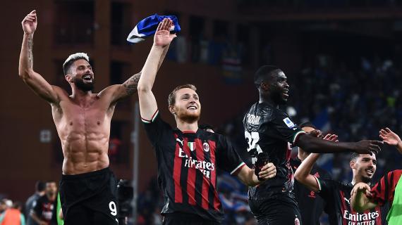 Il Milan soffre, ma Giroud su rigore lo manda in vetta: 2-1 alla Samp 17 VIDEO - Il Milan soffre, ma Giroud su rigore lo manda in vetta: 2-1 alla Samp, gol e highlights