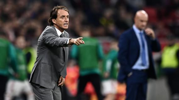 Italia, Mancini: "Siamo testa di serie è vero, ma poco fortunati coi sorteggi ultimamente" 18 Italia, Mancini: "Siamo testa di serie è vero, ma poco fortunati coi sorteggi ultimamente"
