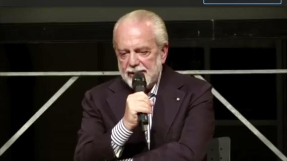Napoli, gli auguri di De Laurentiis: "Dobbiamo guardare al futuro sempre con ottimismo"