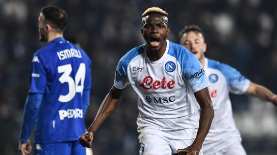 Osimhen a segno in Serie A per l'ottava gara di fila: è il 2° più giovane a riusciti in Italia