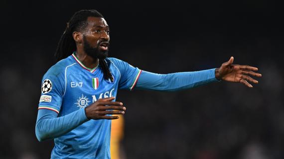 Napoli-Barcellona 1-1, Anguissa su Calzona: "È arrivato con le sue idee e il gruppo lo segue"