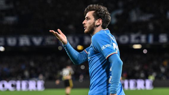 La Georgia di Kvaratskhelia vola all'Europeo. Il Napoli sui social: "Congratulazioni Khvicha!"