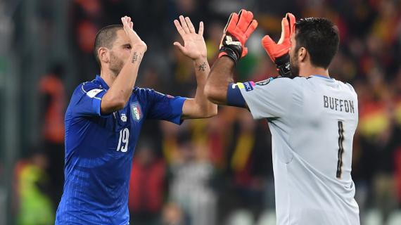 Si ritira l'ultimo pezzo della BBC, Buffon: "Bonucci grandissimo campione, ci ha resi orgogliosi"