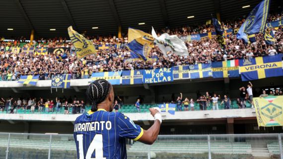 Hellas Verona, Livramento: "Emozione indescrivibile esultare sotto la curva"