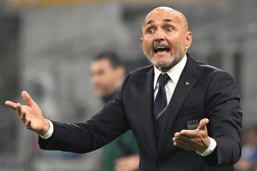 Italy fans boo Spalletti before final appearance as head coach 31 epa11726490 Italy’s head coach Luciano Spalletti reacts during the UEFA Nations League soccer match between Italy and France at the Giuseppe Meazza stadium in Milan, Italy, 17 November 2024. EPA-EFE/DANIEL DAL ZENNARO