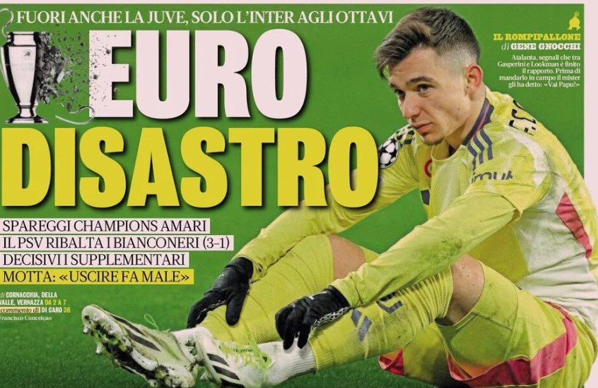 Today’s Papers – Juventus’ Waterloo, Euro disaster 27 Today’s Papers – Juventus’ Waterloo, Euro disaster