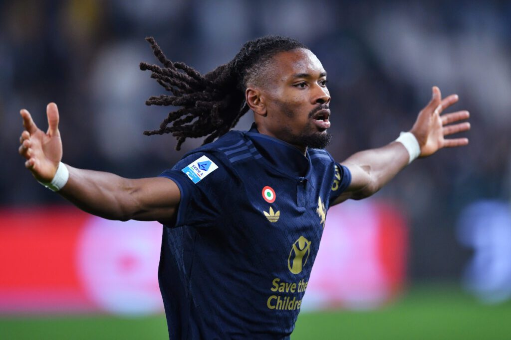 Khephren Thuram beats his brother Marcus for goals scored in 2025 18 TURIN, ITALY - MARCH 03: Khephren Thuram of Juventus celebrates scoring his team's first goal during the Serie A match between Juventus and Verona at Allianz Stadium on March 03, 2025 in Turin, Italy. (Photo by Valerio Pennicino/Getty Images)