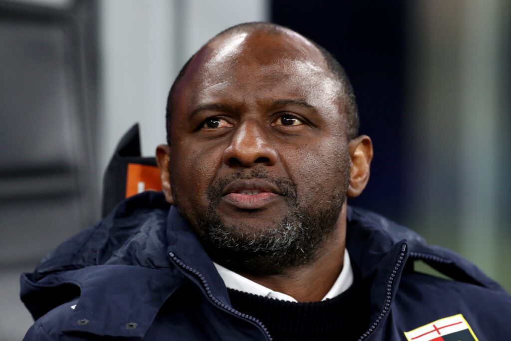 Vieira warning to Genoa: ‘Fresh Juventus energy under new coach’ 18 MILAN, ITALY - FEBRUARY 22: Patrick Vieira, Head Coach of Genoa looks on prior to the Serie A match between FC Internazionale and Genoa at Stadio Giuseppe Meazza on February 22, 2025 in Milan, Italy. (Photo by Marco Luzzani/Getty Images)