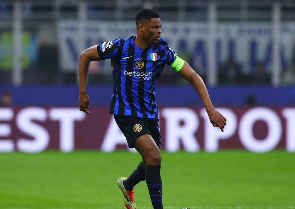 Dumfries injury worries Inter as recovery could sideline him for all of April 13 Denzel Dumfries captains Inter against Feyenoord in the Champions League round of 16 second leg against Feyenoord (picture: @inter via X).