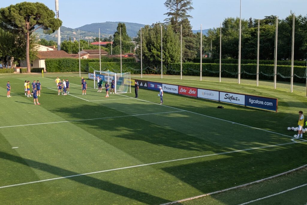 Three things spotted in Italy’s training session today 28 Italy set play training - Football Italia exclusive