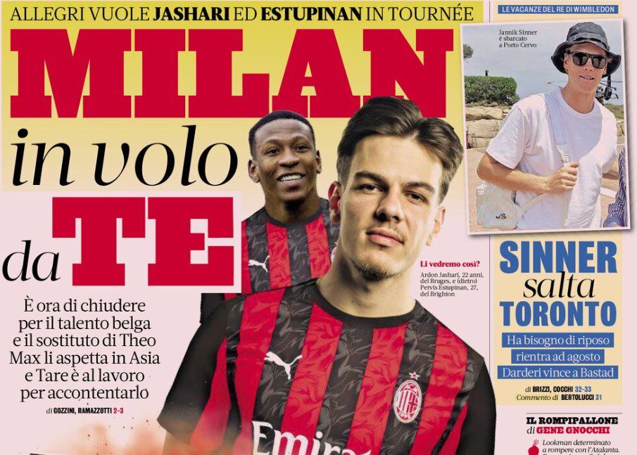 Today’s Papers – Osimhen farewell worth 90m, Allegri pushes for Milan signings 10 Today’s Papers – Osimhen farewell worth 90m, Allegri pushes for Milan signings