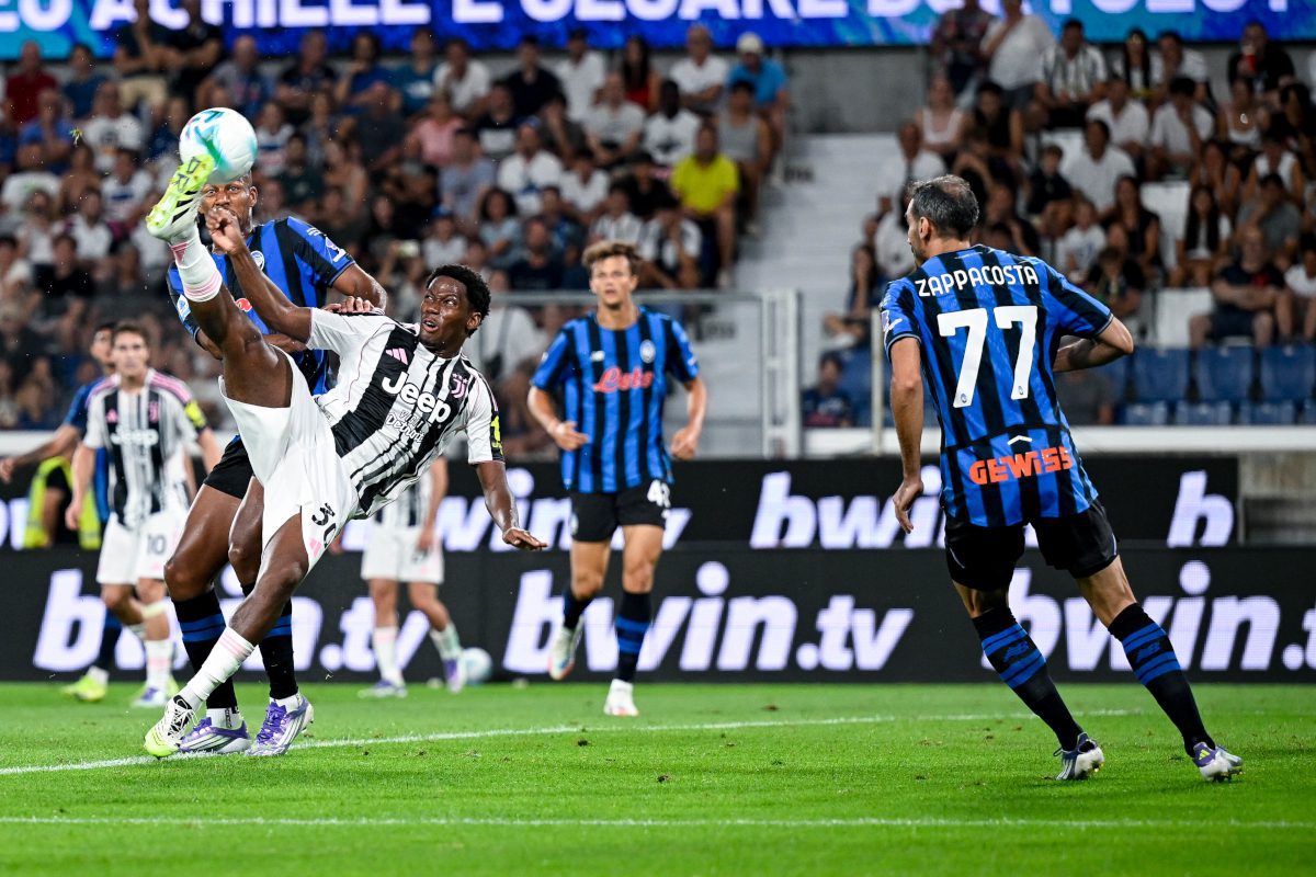 Jonathan David scores for Juventus against Atalanta in a pre-season friendly (@juventus)