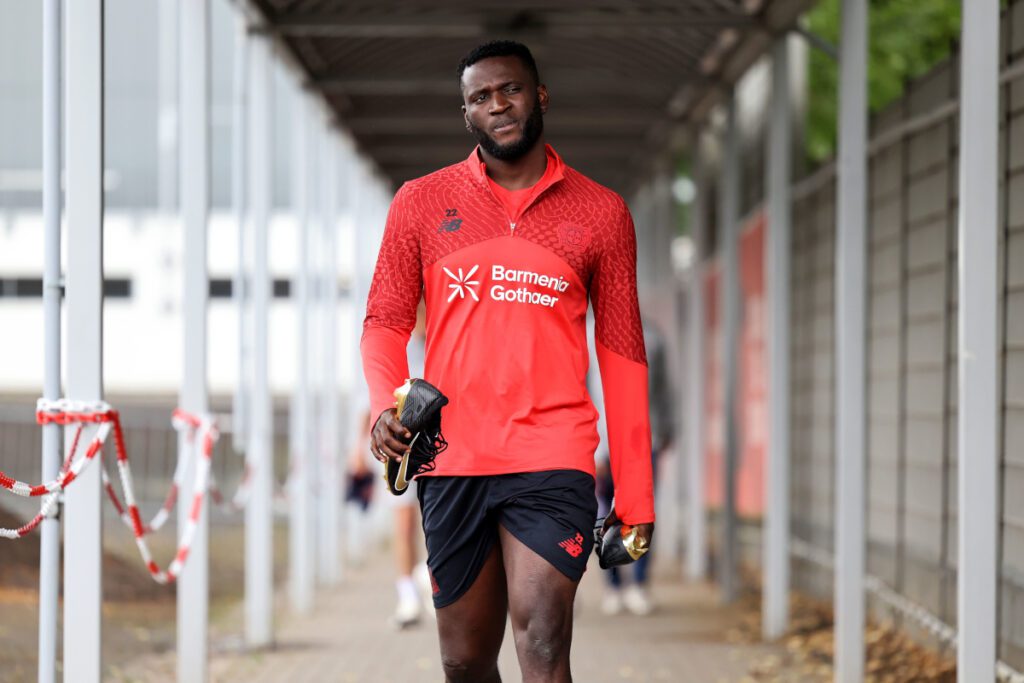 Tare: ‘No final Boniface decision yet’ as Milan consider fitness tests 232 LEVERKUSEN, GERMANY - JULY 07: Victor Boniface attends a training session of Bayer 04 Leverkusen after resume of summer break at Training Ground on July 07, 2025 in Leverkusen, Germany. (Photo by Christof Koepsel/Getty Images)