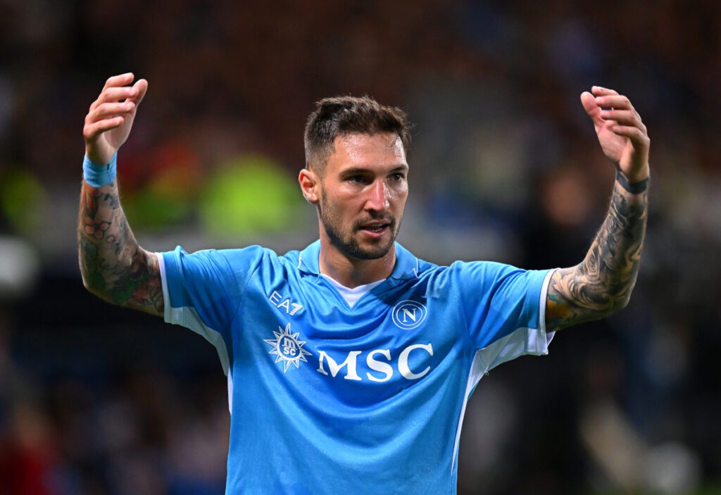 Ufficiale: Napoli prolunga il contratto di Politano fino al 2028 25 PARMA, Italia - 18 maggio: Matteo Politano di Napoli reagisce durante la partita di Serie A tra Parma e Napoli allo stadio Ennio Tardini il 18 maggio 2025 a Parma, in Italia. (Foto di Alessandro Sabattini/Getty Images)