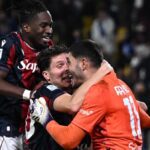 Bologna, Ravaglia MVP contro l’Inter: emozione da Napoli e Serie A