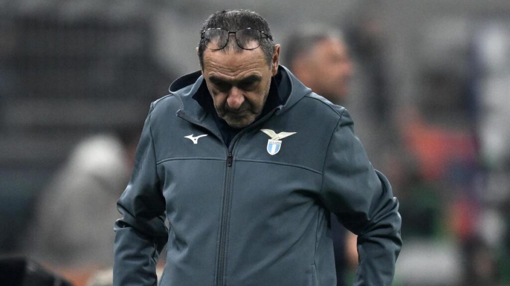 Lazio, addio a giocatori e Sarri contro Pisa in stadio vuoto
