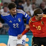 Di Lorenzo dopo Italia-Belgio: «Non massacriamo la Nazionale». E su De Bruyne: fenomenale