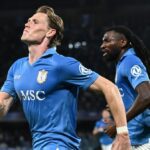 Napoli-Bodø 4-3, la notte delle montagne russe: Politano da record, McTominay show e De Bruyne regista. Ma Allegri avverte: «Siamo ancora troppo fragili». E ora la Roma, con Vergara in rampa di lancio