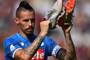 1537864626 Napoli Hamsik 400esima in A. Ancelotti fa il turnover