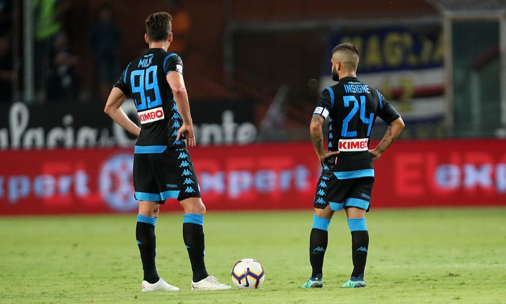 Sampdoria-Napoli 3-0: cosi non va 5 Sampdoria Napoli 3 0 Defrel e Quagliarella show
