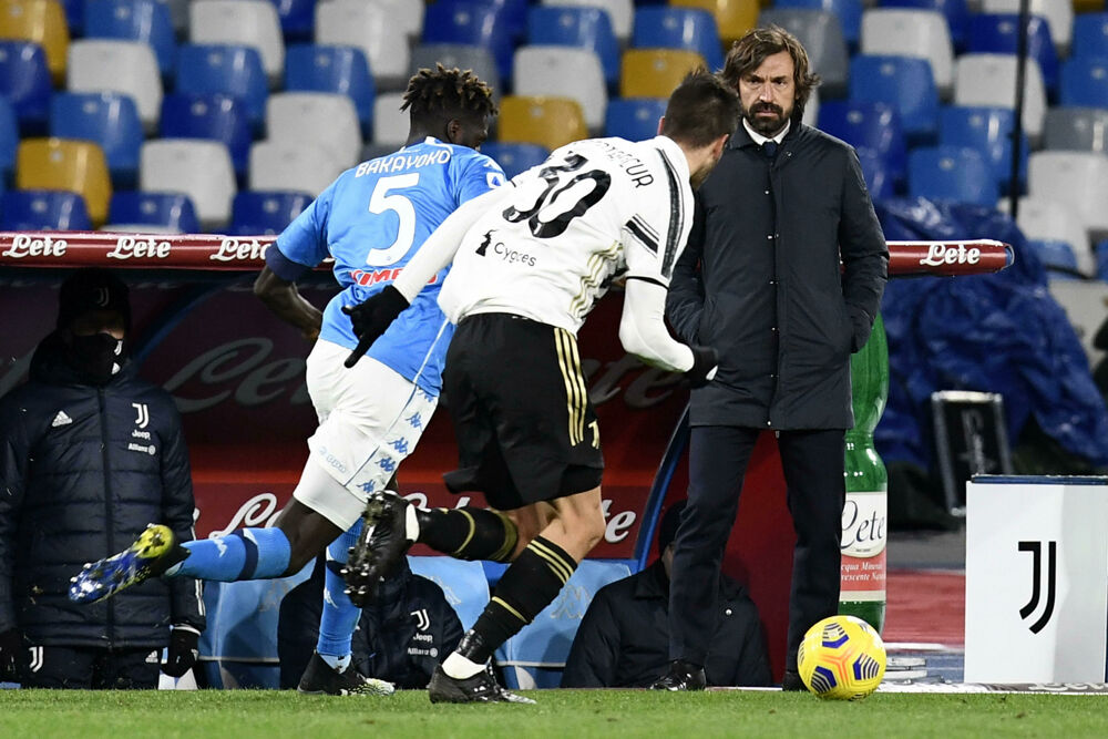 Juve-Napoli, Pirlo: "Positivi? Rispettiamo il protocollo e come sempre giocheremo la partita"