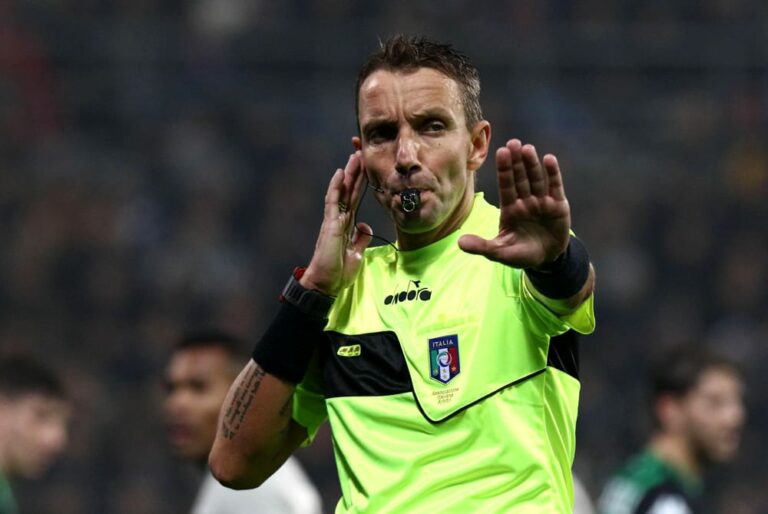Napoli-Cagliari, la designazione arbitrale: torna Mazzoleni al Var