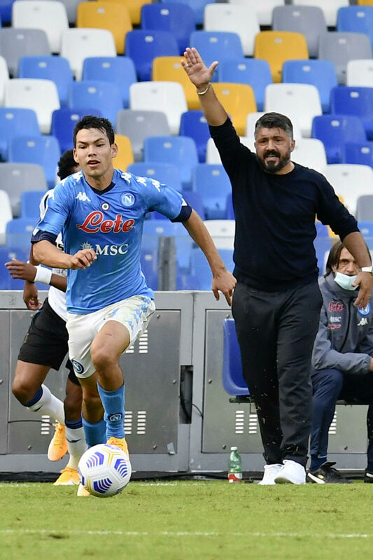 Napoli-Udinese, le formazioni: Gattuso rilancia Lozano e Bakayoko da titolari