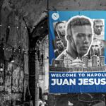 Napoli, ufficiale Juan Jesus: il volto del brasiliano sovrasta i luoghi simbolo della città nel post del club