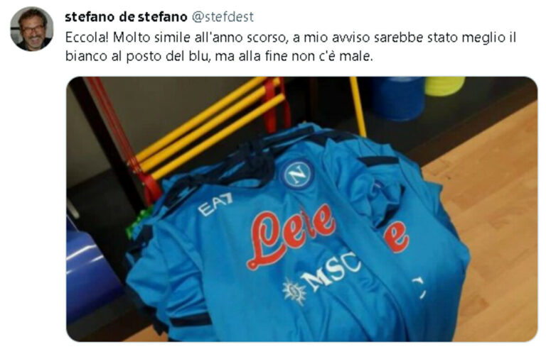 Nuova maglia del Napoli, sui social spunta una foto anticipazione?