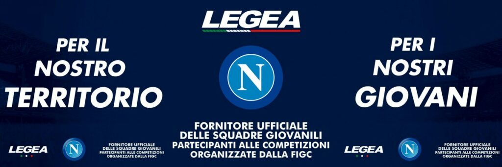 Legea fornitore ufficiale delle squadre giovanili del Napoli: l'annuncio