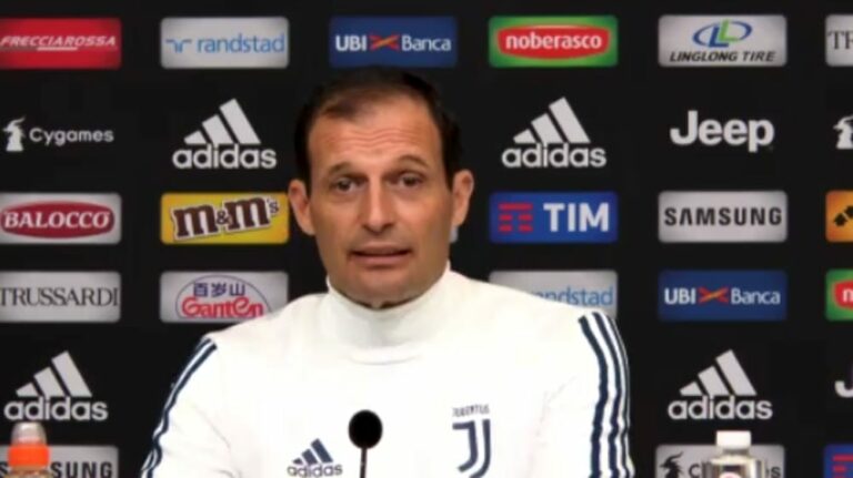Napoli-Juve, Allegri: "Faremo una grande partita. Niente alibi per le assenze, il calendario è questo e va accettato"