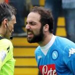 Napoli-Juve, arbitra Irrati: nel 2016 fece squalificare Higuain per tre giornate