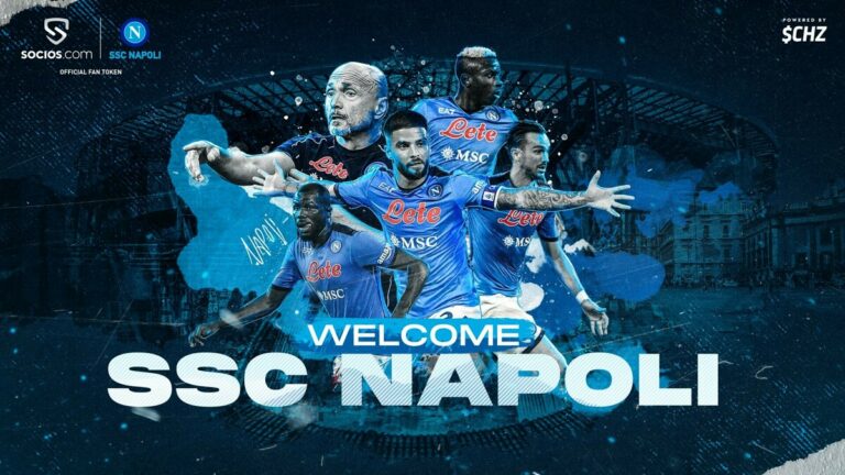 Il Napoli lancia i suoi $NAP Fan Token su Socios.com