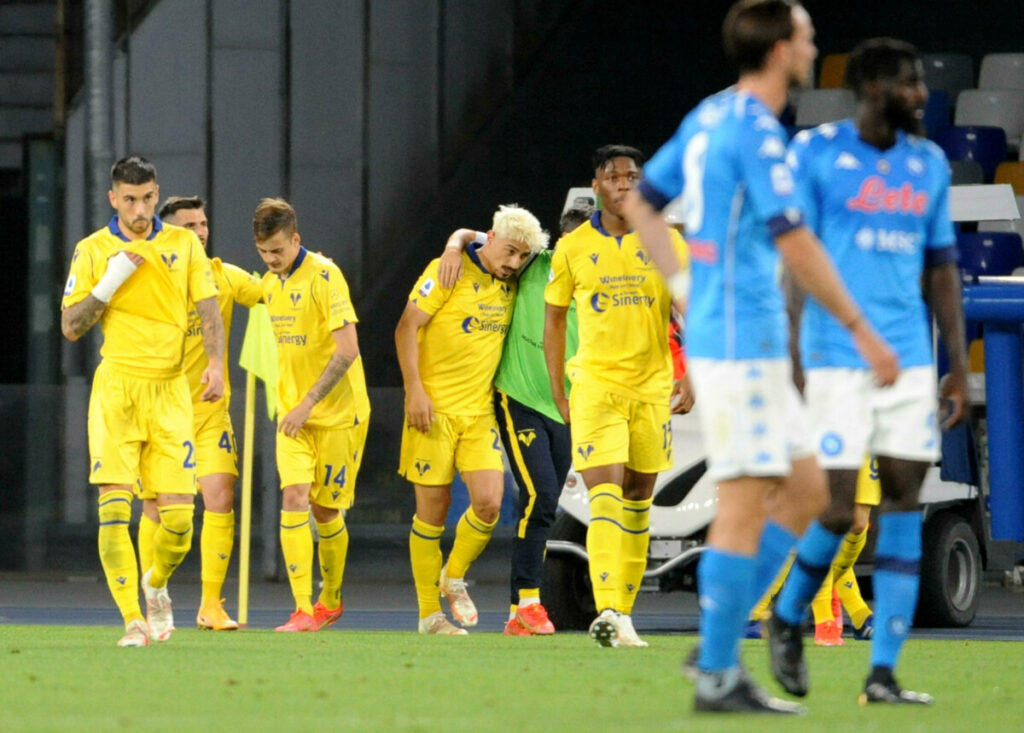 Napoli-Verona, Gunter: "Meritavamo di pareggiare la partita e così è stato"