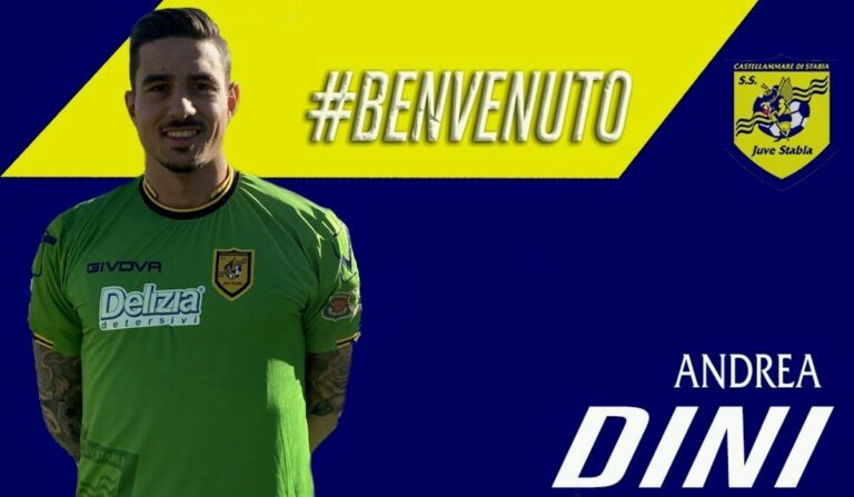 Juve Stabia, preso un nuovo portiere: arriva Dini dalla Fidelis Andria