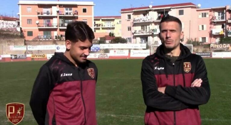 Puteolana, Grezio e Di Lorenzo in coro: "Il calcio è una passione, preferiamo giocare con lo stadio pieno"