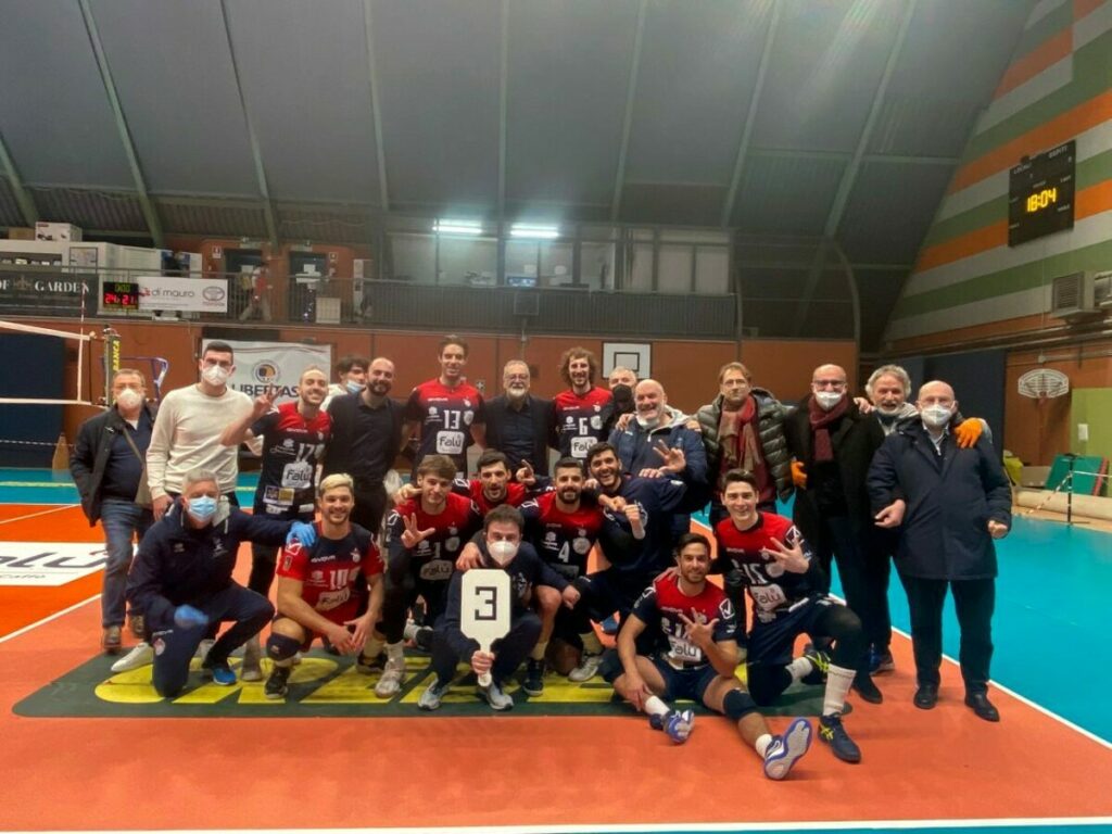 Volley A3, il 2022 di Ottaviano inizia con la vittoria nel derby con Marigliano