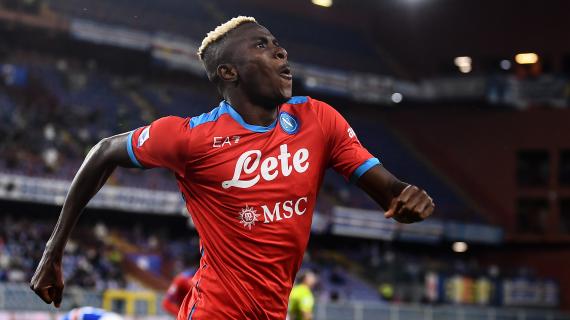 Napoli, Osimhen più centrale nel gioco: vuole il primo gol pesante ad una big