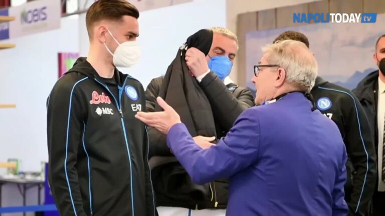 Calcio Napoli, Meret e Petagna presentano ritiro a Dimaro