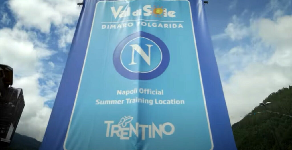 Il Napoli è arrivato in ritiro a Dimaro: parte ufficialmente la stagione 2022/2023