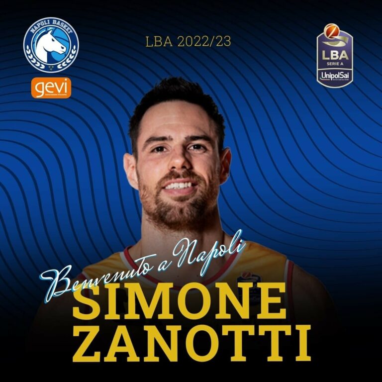 Napoli Basket, ufficiale il terzo colpo di mercato: da Pesaro arriva Zanotti
