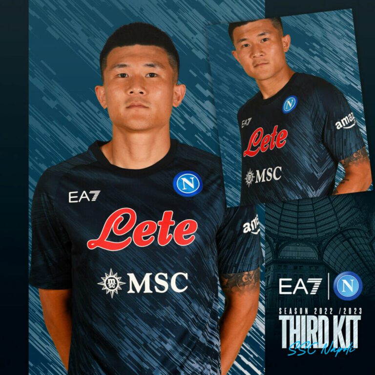 Napoli, ecco la terza maglia gara ufficiale per la stagione 2022/2023