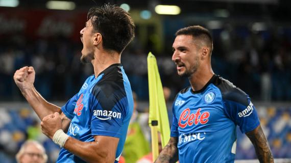 VIDEO - Colombo risponde a Elmas, il Napoli non va oltre l'1-1 contro il Lecce: gol e highlights