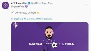 Fiorentina, parte Gollini e arriva Sirigu. Il comunicato ufficiale del club viola